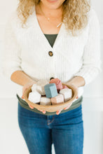 Load image into Gallery viewer, Double Velvet Ring Box for Weddings Photography Props or Flat Lay Styling