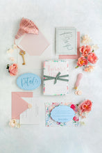 Load image into Gallery viewer, 1/1 "Sea Salt" Hand Painted Styling Mat for Photographers 24x36