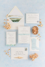 Load image into Gallery viewer, "Bluewater" Hand Painted Styling Mat for Photographers 24x36