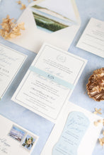 Load image into Gallery viewer, "Bluewater" Hand Painted Styling Mat for Photographers 24x36