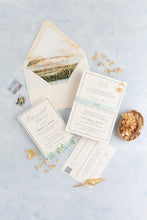 Load image into Gallery viewer, "Bluewater" Hand Painted Styling Mat for Photographers 24x36