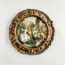 Load image into Gallery viewer, Small Round Framed Victorian Portrait | Flat Lay Wedding Prop