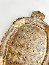 Load image into Gallery viewer, Vintage Small Florentine Gold Tray