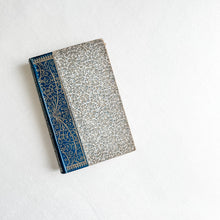 Load image into Gallery viewer, Floral + Navy Antique Book