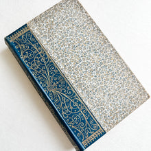 Load image into Gallery viewer, Floral + Navy Antique Book