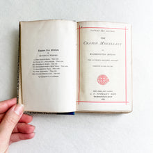 Load image into Gallery viewer, Floral + Navy Antique Book