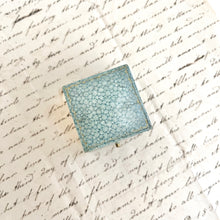 Load image into Gallery viewer, Antique Light Blue Ring Box | Vintage Engagement Ring Box | Romantic Proposal Keepsake