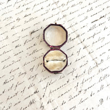 Load image into Gallery viewer, Antique Octagon Ring Box | Vintage Engagement Ring Box | Romantic Proposal Keepsake
