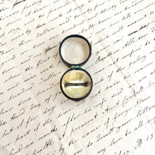 Load image into Gallery viewer, Antique Circular Ring Box | Romantic Proposal Keepsake