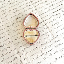 Load image into Gallery viewer, Antique Heart Ring Box | Vintage Engagement Ring Box | Romantic Proposal Keepsake