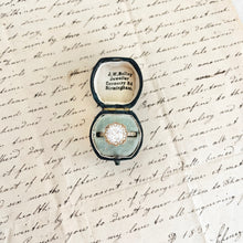 Load image into Gallery viewer, Antique Round Ring Box | Romantic Proposal Keepsake