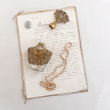 Load image into Gallery viewer, Vintage Ormolu Filigree Perfume Bottle