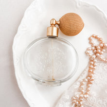 Load image into Gallery viewer, Vintage Glass Perfume Bottle with Spritzer/Atomizer