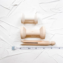 Load image into Gallery viewer, Wooden Spool and Clothespin