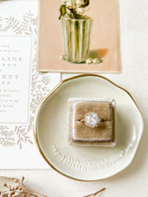 Load image into Gallery viewer, Gold Edge Ceramic Trinket Dish for Rings Flat Lays