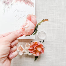 Load image into Gallery viewer, Set of 12 Round Floral Risers For Flat Lays