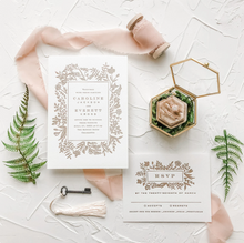 Load image into Gallery viewer, Double Velvet Ring Box for Weddings Photography Props or Flat Lay Styling