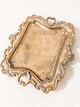 Load image into Gallery viewer, Gold Vintage Style Tray or Ring Dish for Wedding Photography Prop Flat Lay and Invitation Styling