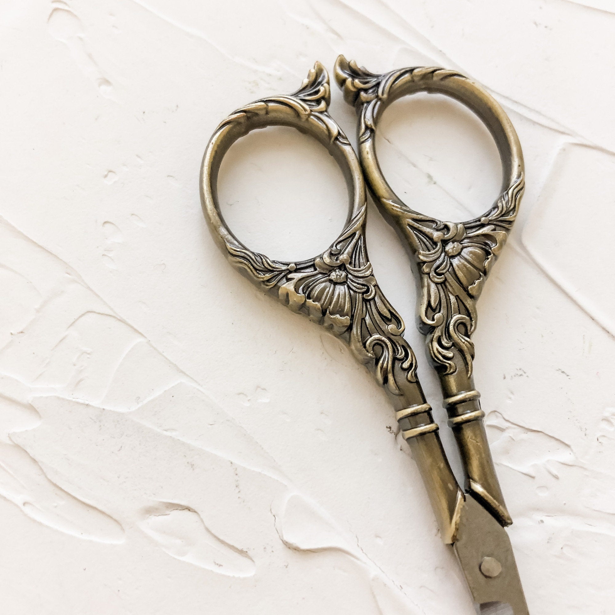 Open Antique Decorative Scissors