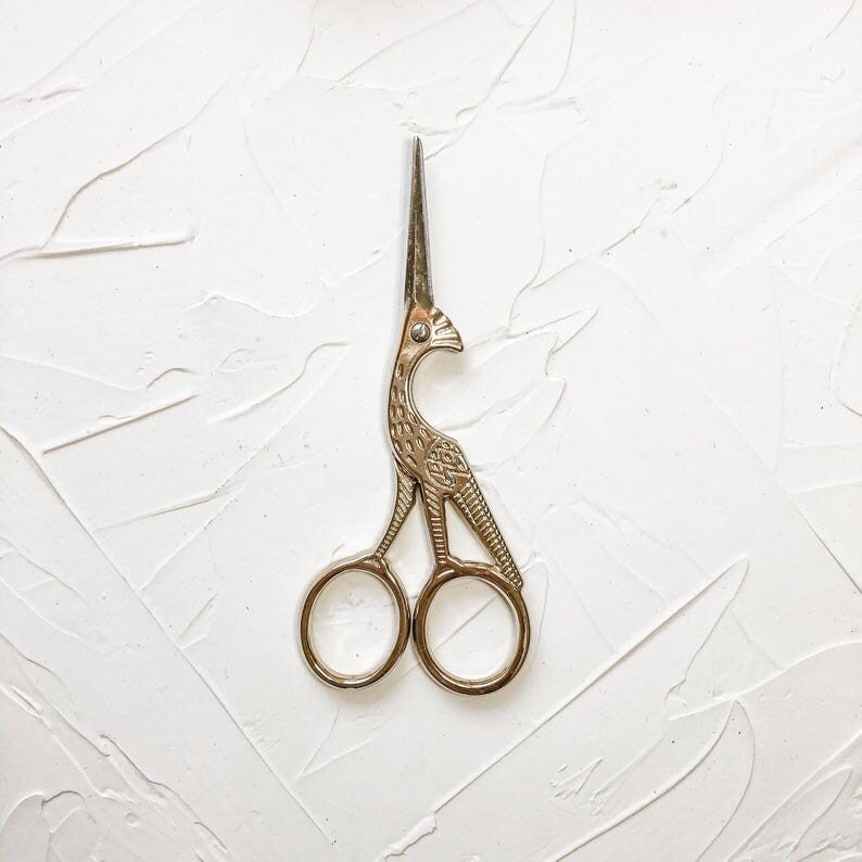 Golden Bird Scissors