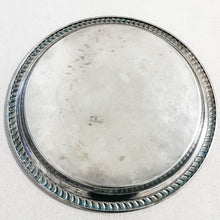 Load image into Gallery viewer, Vintage Silver Plated Round Decorative Tray