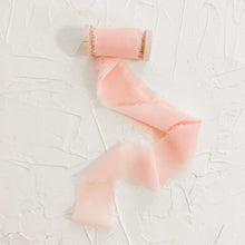 Load image into Gallery viewer, Silk Frayed Edge Ribbon for Weddings Photographer Flay Lay Styling Prop