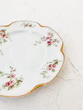 Load image into Gallery viewer, Vintage Floral Dessert Plate
