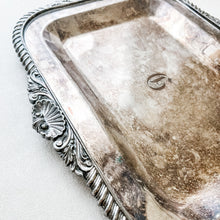 Load image into Gallery viewer, Vintage Silver King George Serving Tray
