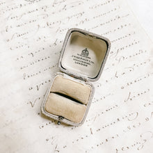 Load image into Gallery viewer, Antique Ring Box from England
