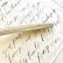Load image into Gallery viewer, Vintage Italian Gold and Silver Florentine Wood Clothes Hanger
