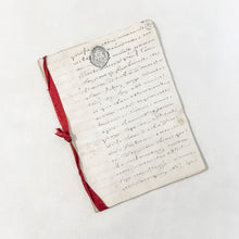 Load image into Gallery viewer, Antique French Calligraphy Document
