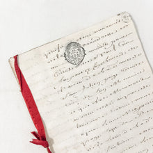 Load image into Gallery viewer, Antique French Calligraphy Document
