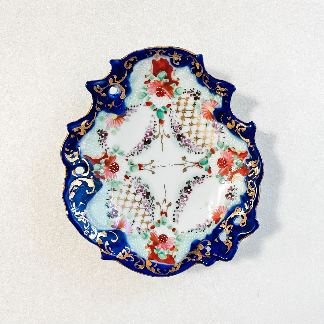 Vintage Hand Painted Asian Dish
