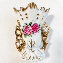 Load image into Gallery viewer, Vintage Hand Painted Floral Vase

