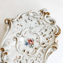 Load image into Gallery viewer, Vintage Ornate Floral and Gold Dish
