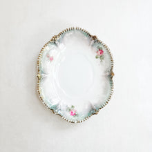 Load image into Gallery viewer, Vintage Green and Floral Dish
