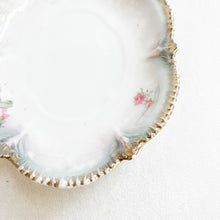 Load image into Gallery viewer, Vintage Green and Floral Dish
