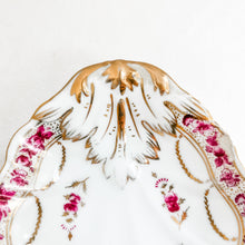 Load image into Gallery viewer, Vintage Hand Painted Floral and Gold Dish
