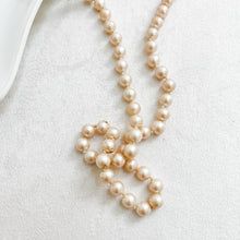 Load image into Gallery viewer, Vintage Champagne Pearl Necklace
