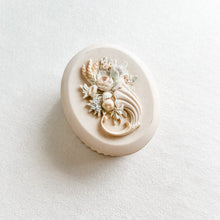 Load image into Gallery viewer, Ceramic Floral Trinket Box
