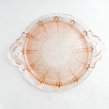Load image into Gallery viewer, Pink Depression Glass Tray
