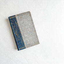 Load image into Gallery viewer, Floral + Navy Antique Book
