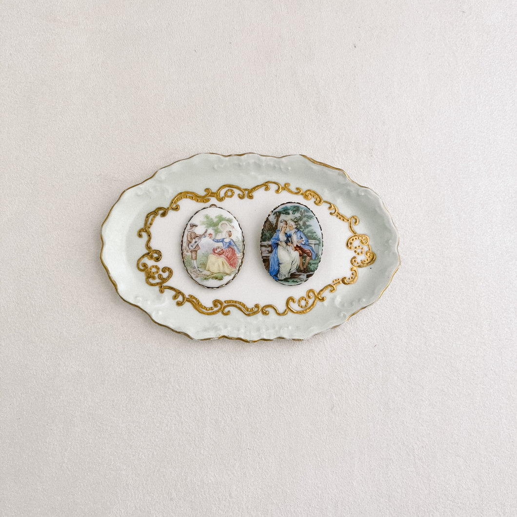 Vintage Painted Cameos