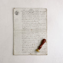 Load image into Gallery viewer, Antique French Document
