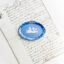 Load image into Gallery viewer, Petite Blue Oval Wedgwood Tray
