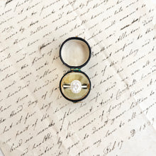 Load image into Gallery viewer, Antique Circular Ring Box | Romantic Proposal Keepsake
