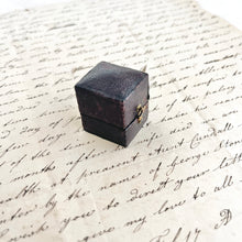 Load image into Gallery viewer, Antique Rectangle Ring Box | Romantic Proposal Keepsake
