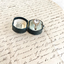 Load image into Gallery viewer, Antique Round Ring Box | Romantic Proposal Keepsake
