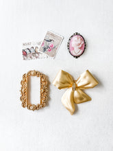 Load image into Gallery viewer, Vintage Pink Barbie Inspired Styling Kit for Photographers Flat Lay Details
