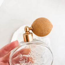 Load image into Gallery viewer, Vintage Glass Perfume Bottle with Spritzer/Atomizer
